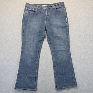 Levi’s 515 Bootcut Jeans Women’s Size 14 Short Blue Stretch Denim